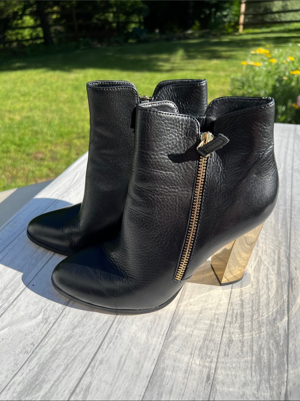 Saks Fifth Avenue | Hallie Grainy Leather Boots